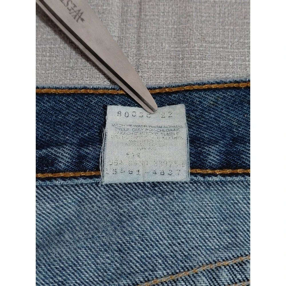 Levi's 560 Loose Fit Straight Leg Jeans Women's 10 Reg S Dark‎ Wash Denim